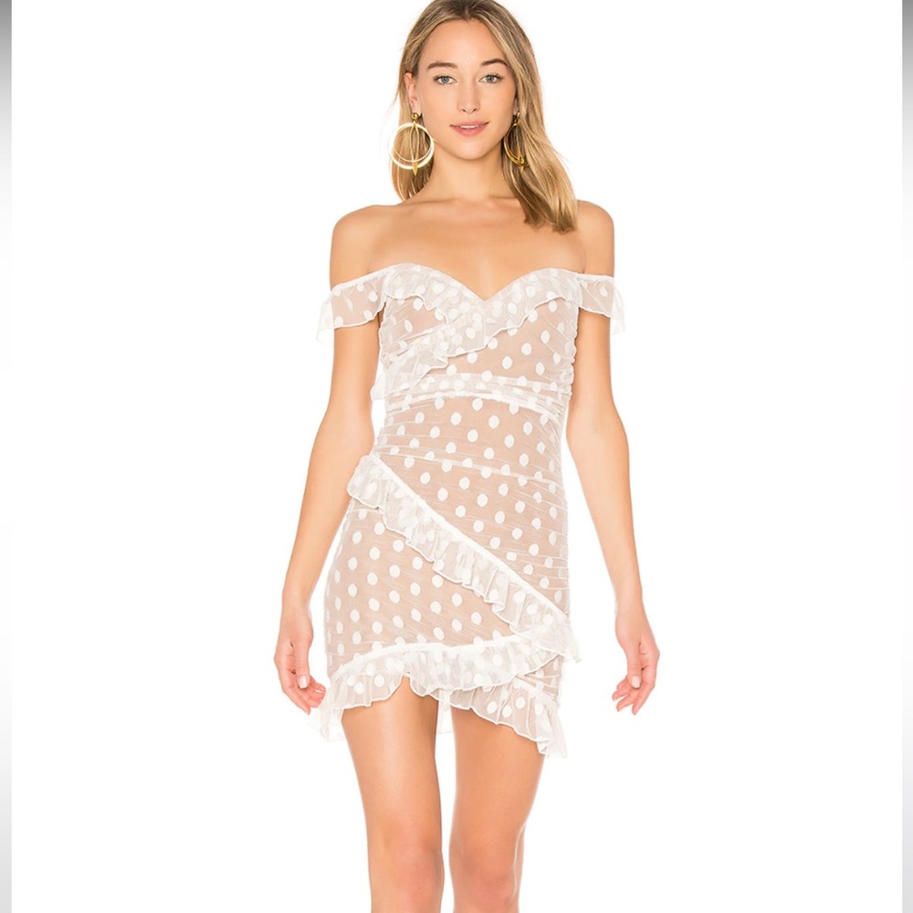 MAJORELLLE Bandit Dress in White